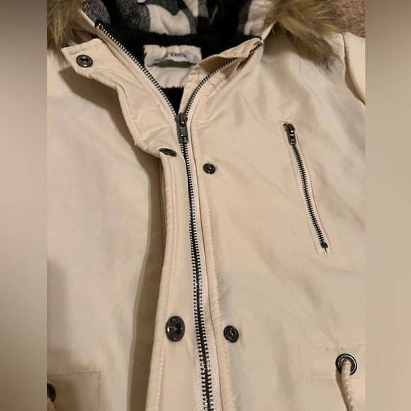 EUC Size SM GRACE KARIN Women's Hooded Fleece Line Faux Fur Jacket with Pockets - Picture 11 of 14